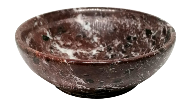 Miska red onyx cca 10 cm