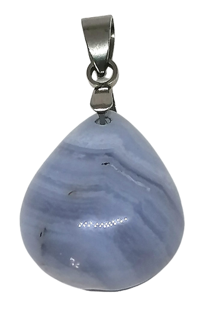 Chalcedonový přívěsek kapka
