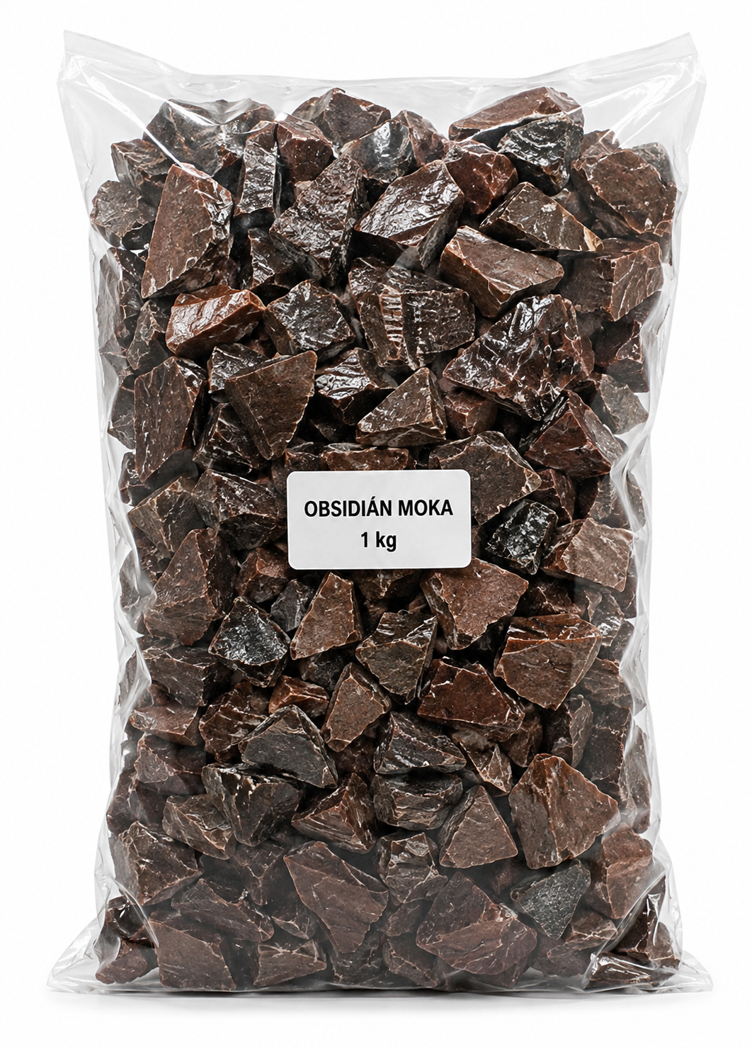Obsidián moka chips 1 kg balení