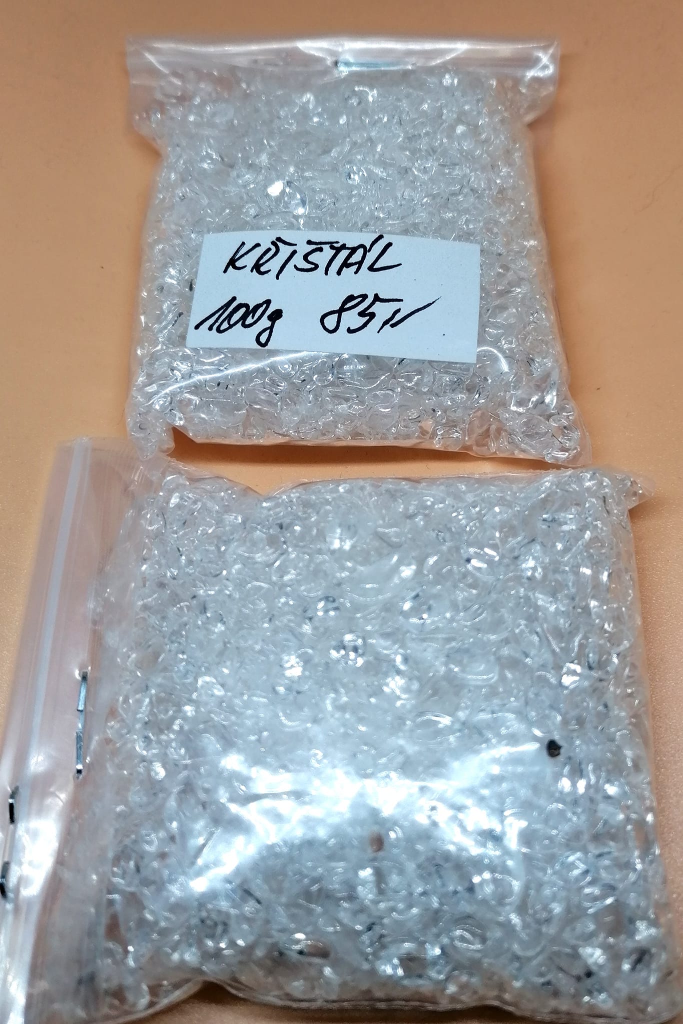 Křišťál chips 3-6 mm, balení 100 g