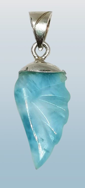 Larimar přívěsek andělské křídlo 3,2 g