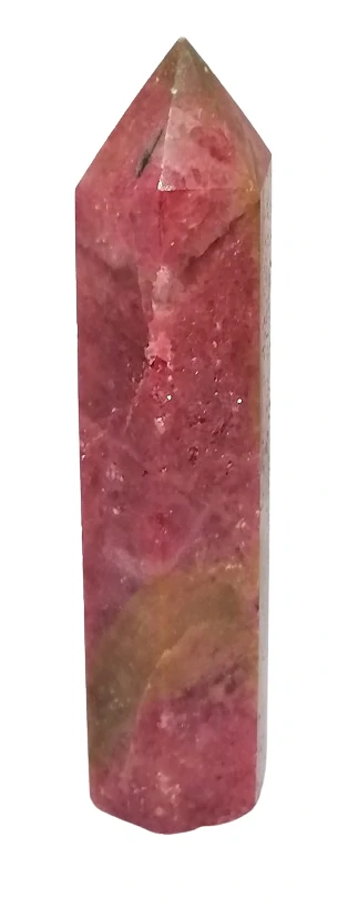 Rodonitová špice AA – kámen harmonie, lásky a sebeléčení (9,3 cm)