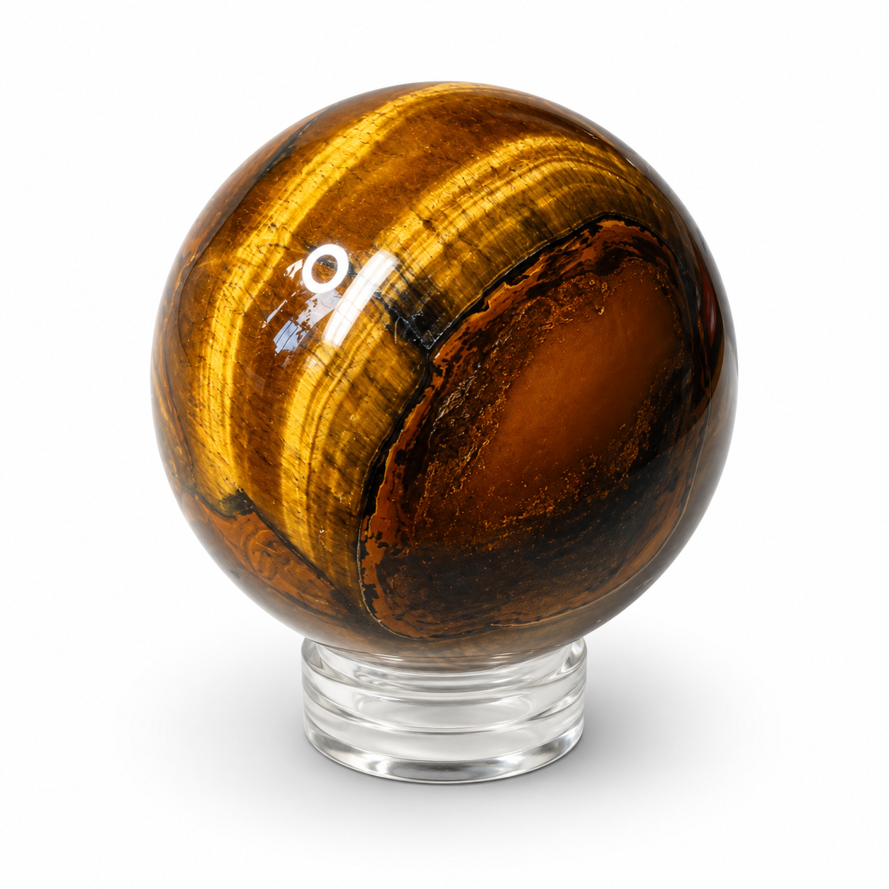 Tygří oko velká koule 482 g /cca 6,8cm)