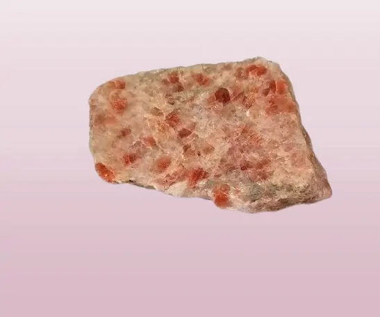 Sluneční kámen s leštěnou přední stranou 60 g