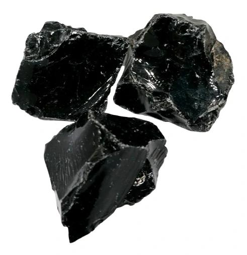 Obsidián černý - sada 2, váha balení 582g