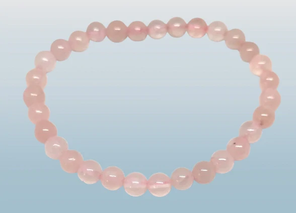 Jemný růženínový náramek 6mm