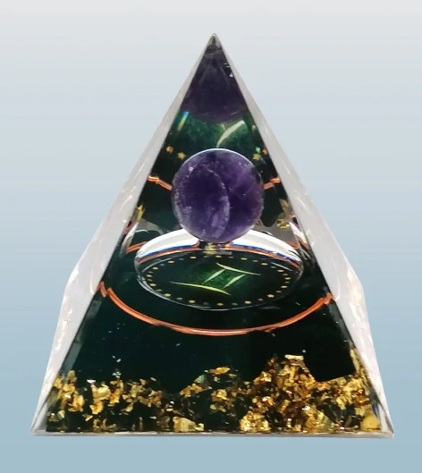 Orgonitová pyramida pro znamení zvěrokruhu BLÍŽENCI