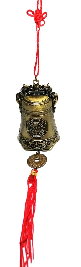 Zvonek mosazný JIN JANG a nekonečný uzel
