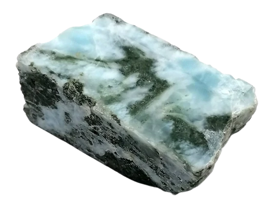 Larimar vhodný na výrobu šperku, 48 g