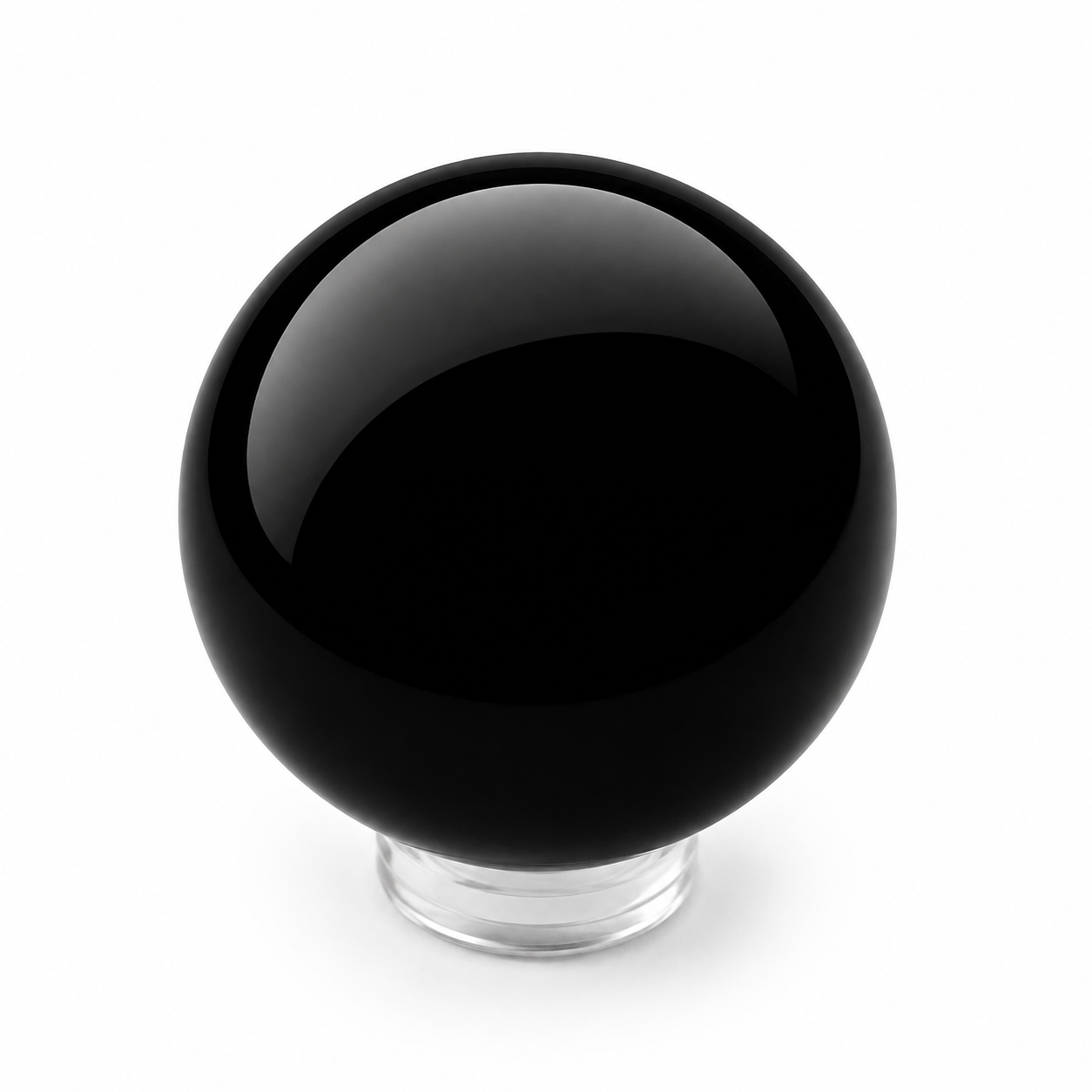 Obsidián černý koule 255 g 5,8 cm