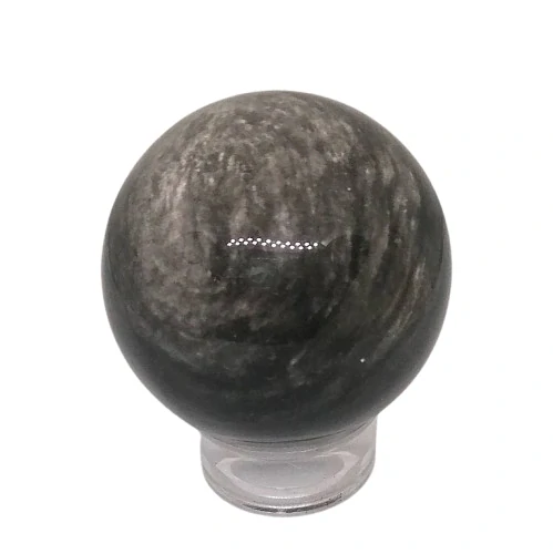 Obsidián stříbrný, koule AA, 4,9 cm