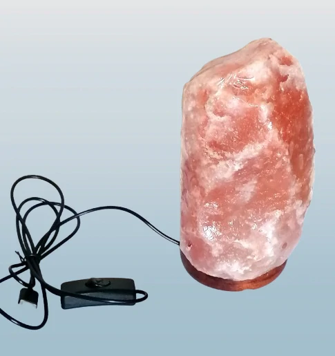 Solná elektrická lampa USB, 3,8 kg – přírodní ionizace vzduchu