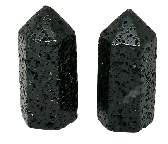 Špice z černého lávového kamene, cca 3,5 cm