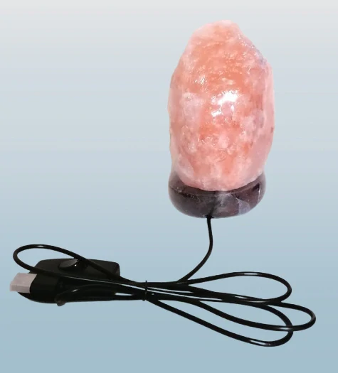 Solná elektrická lampa s příslušenstvím, 1,33 kg, USB – přírodní ionizace vzduchu