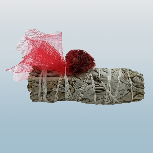 Vykuřovací svazek - Bílá šalvěj & Hřebíček 10cm