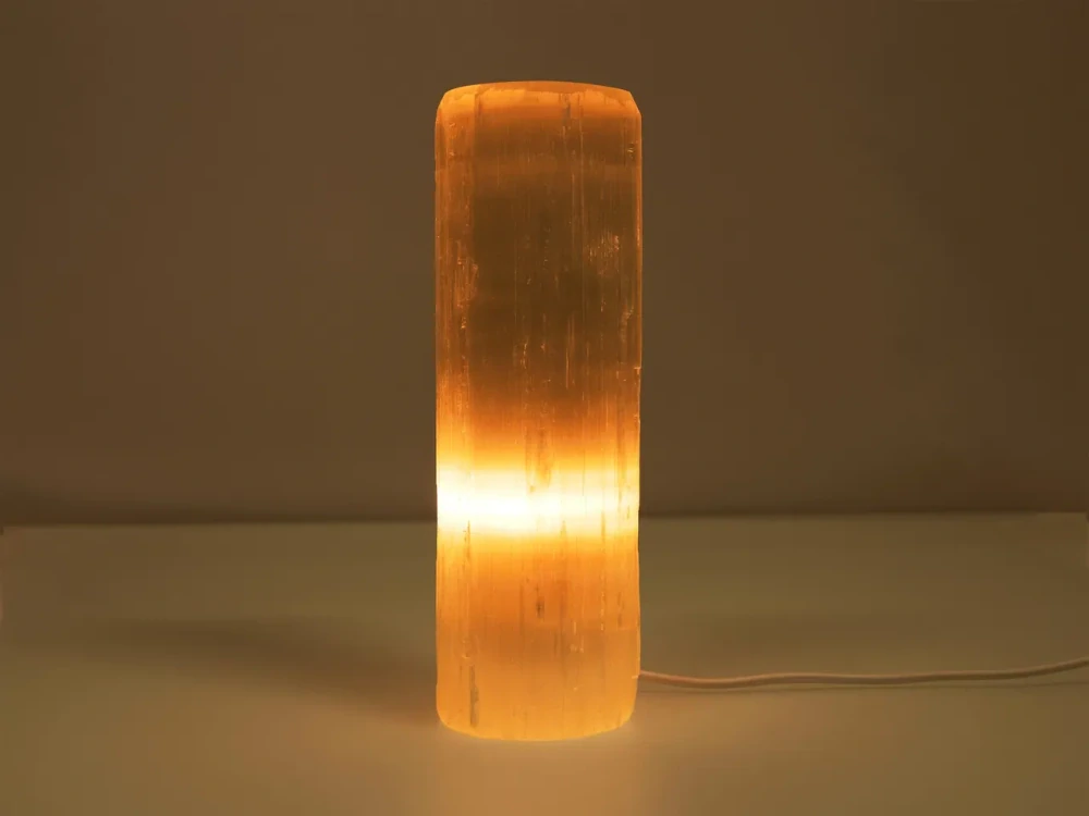 Selenitová elektrická lampa XXL - 39 CM
