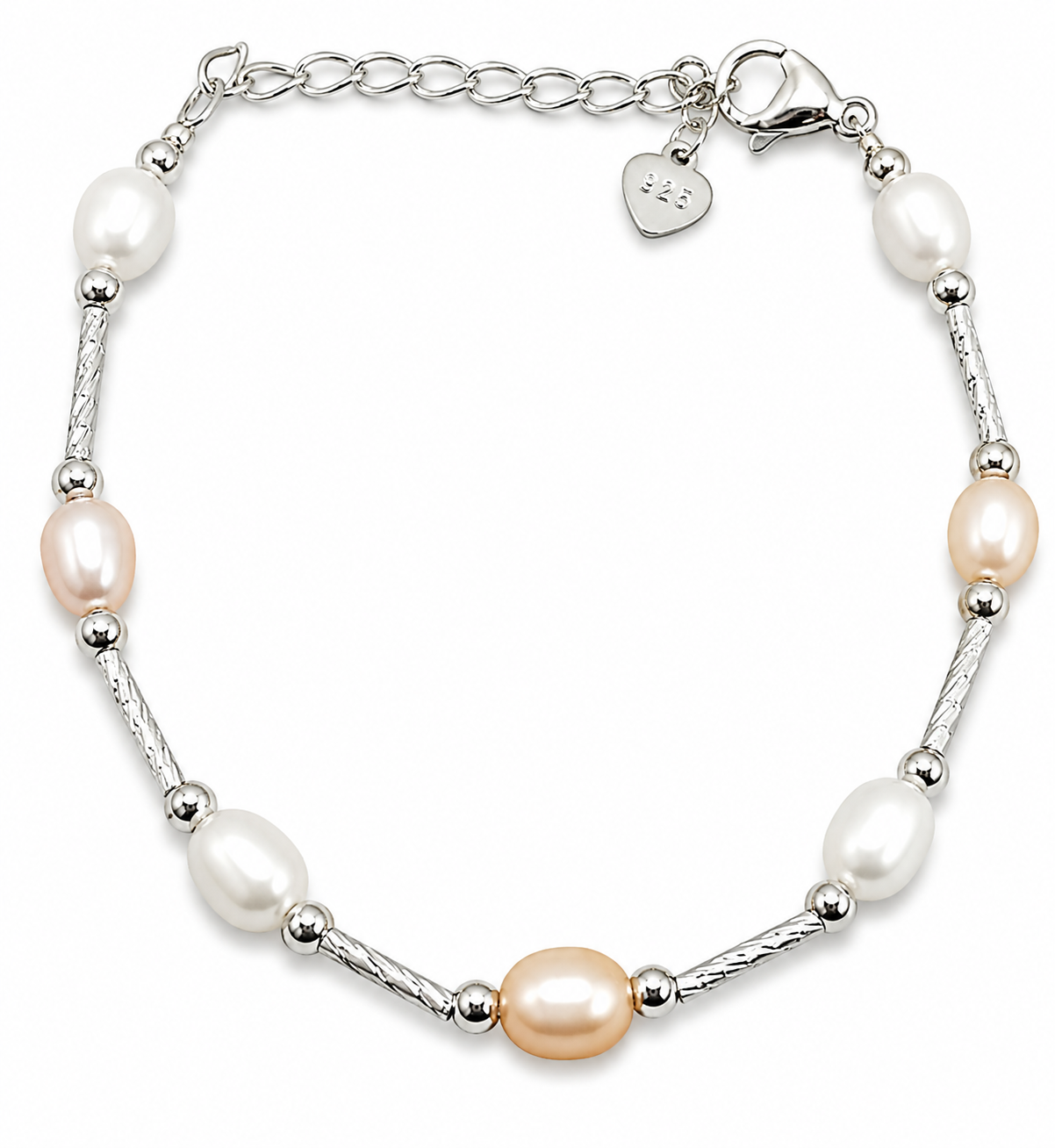Říční perly v kombinaci s chirurgickou ocelí