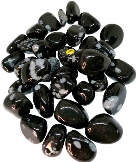 Obsidián vločkový, balení 430g vhodný k dalšímu prodeji
