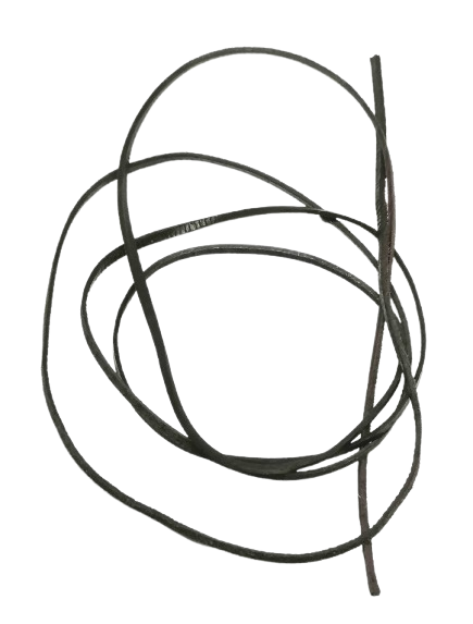 Kožený hnědý řemínek 110 cm na šperky