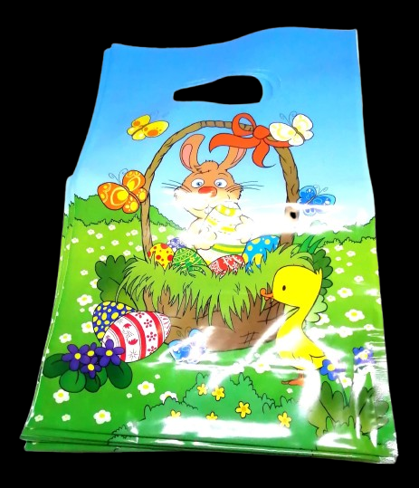 Velikonoční dárková taška A (igelitová) – 30 × 19 cm