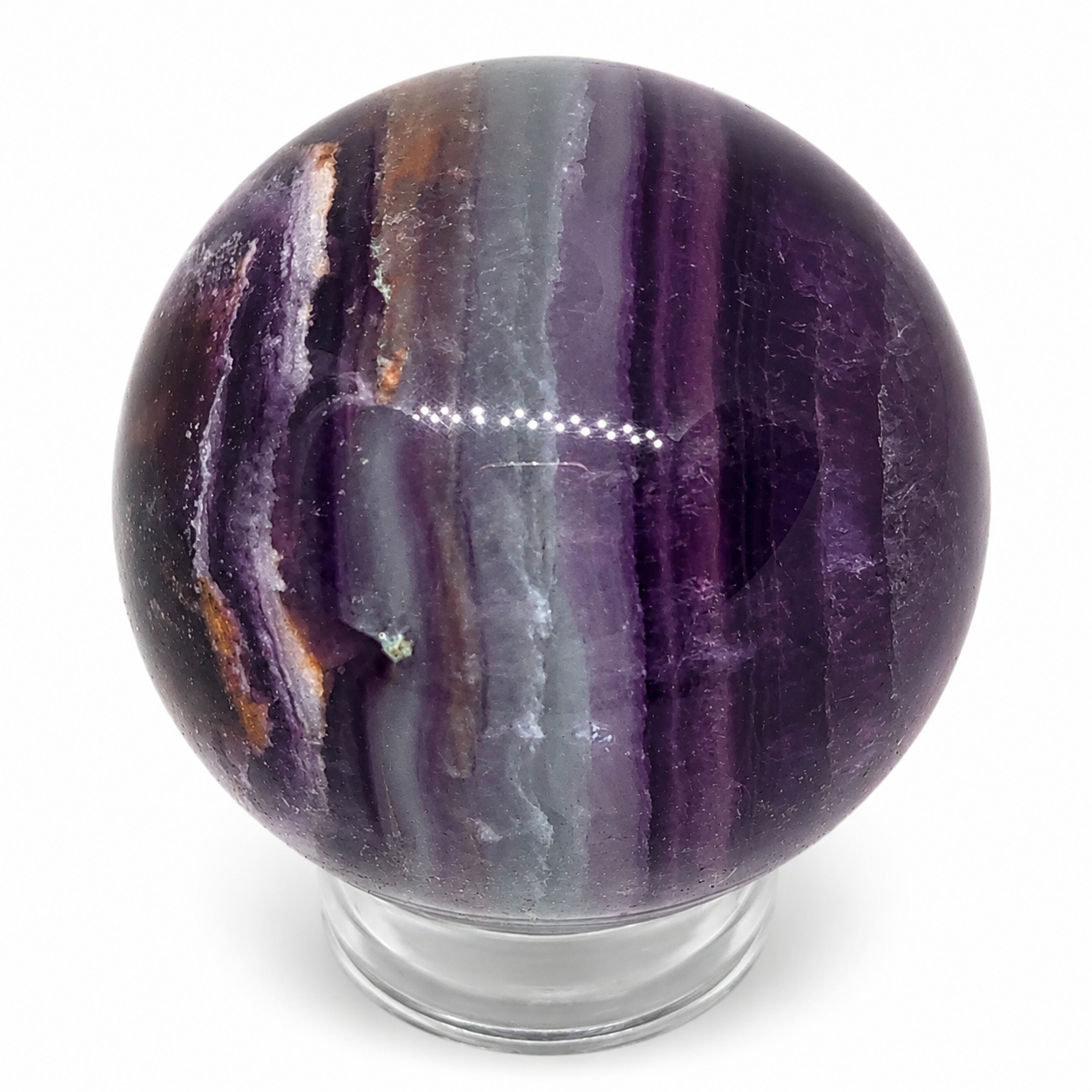 Fluoritová koule 120g a průměr 4,2 cm