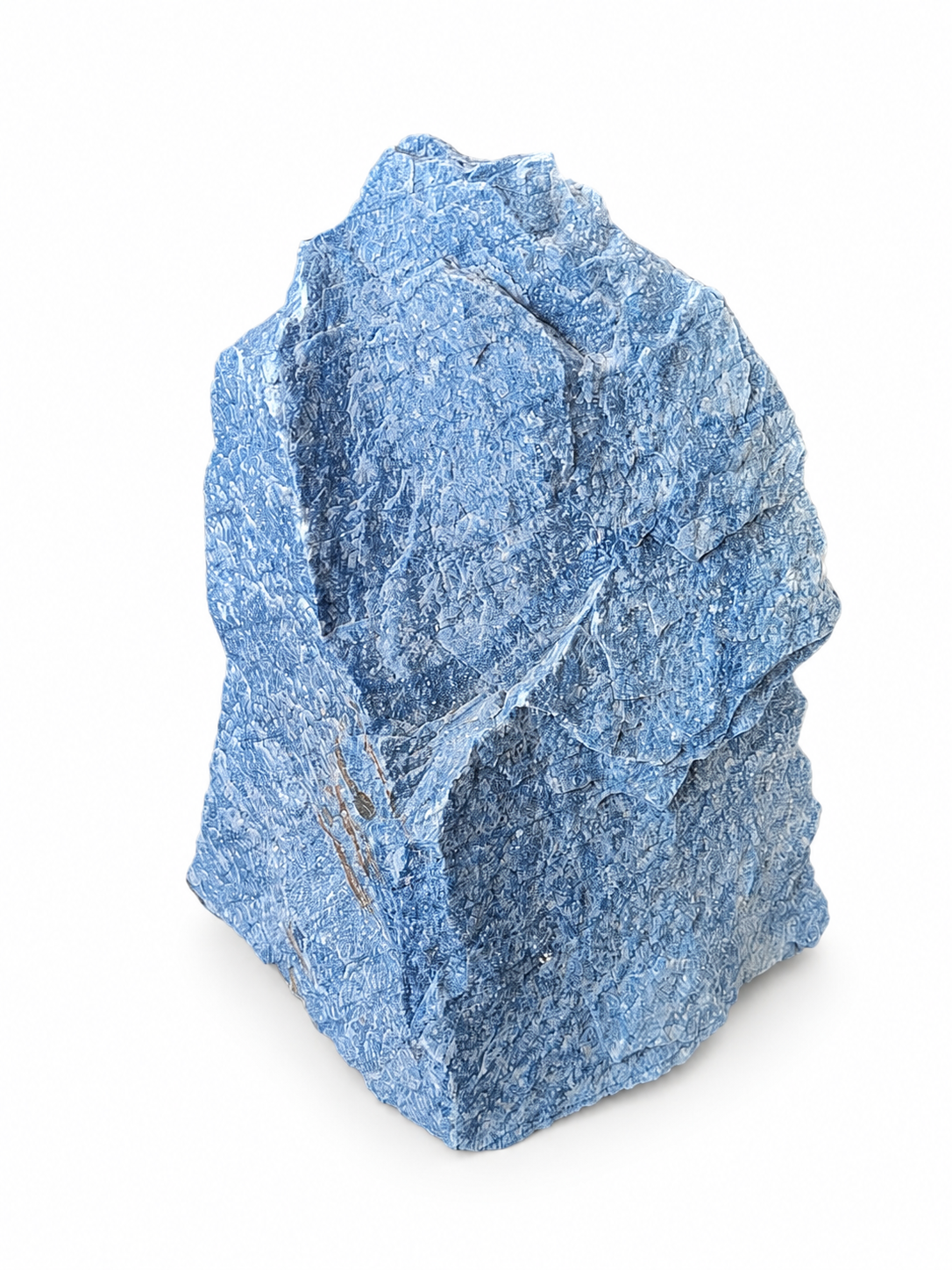 Modrý křemen surový obří blok 10,5 kg (29x13x34 cm) – kámen klidu z Brazílie