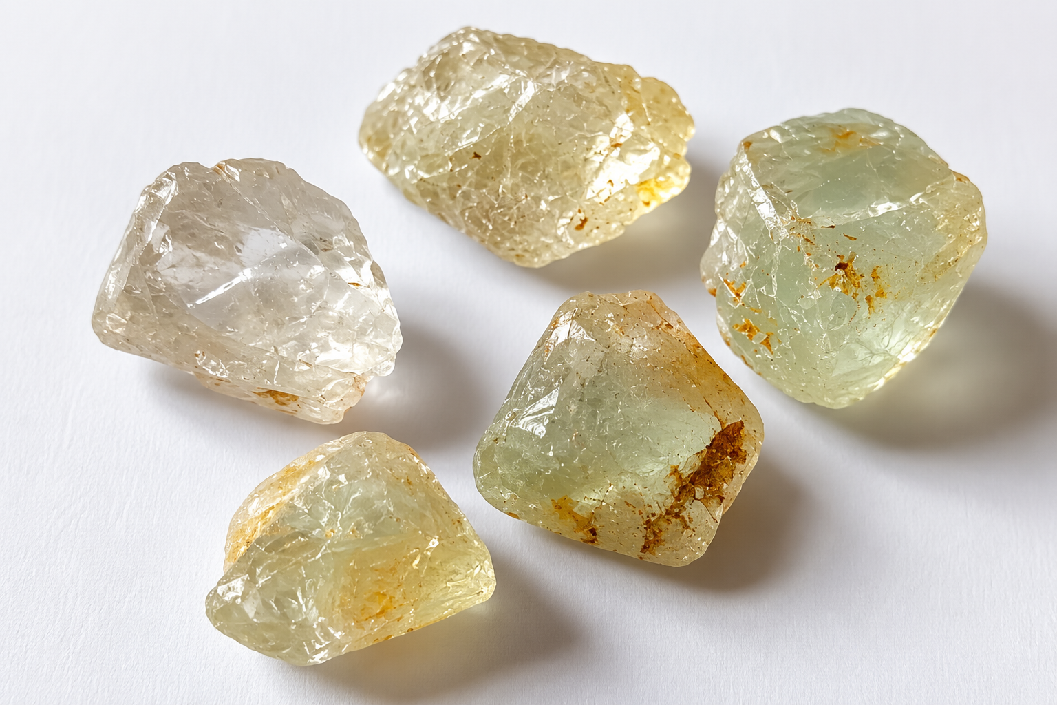 Topaz modrý, přírodní kusy cca 1 cm