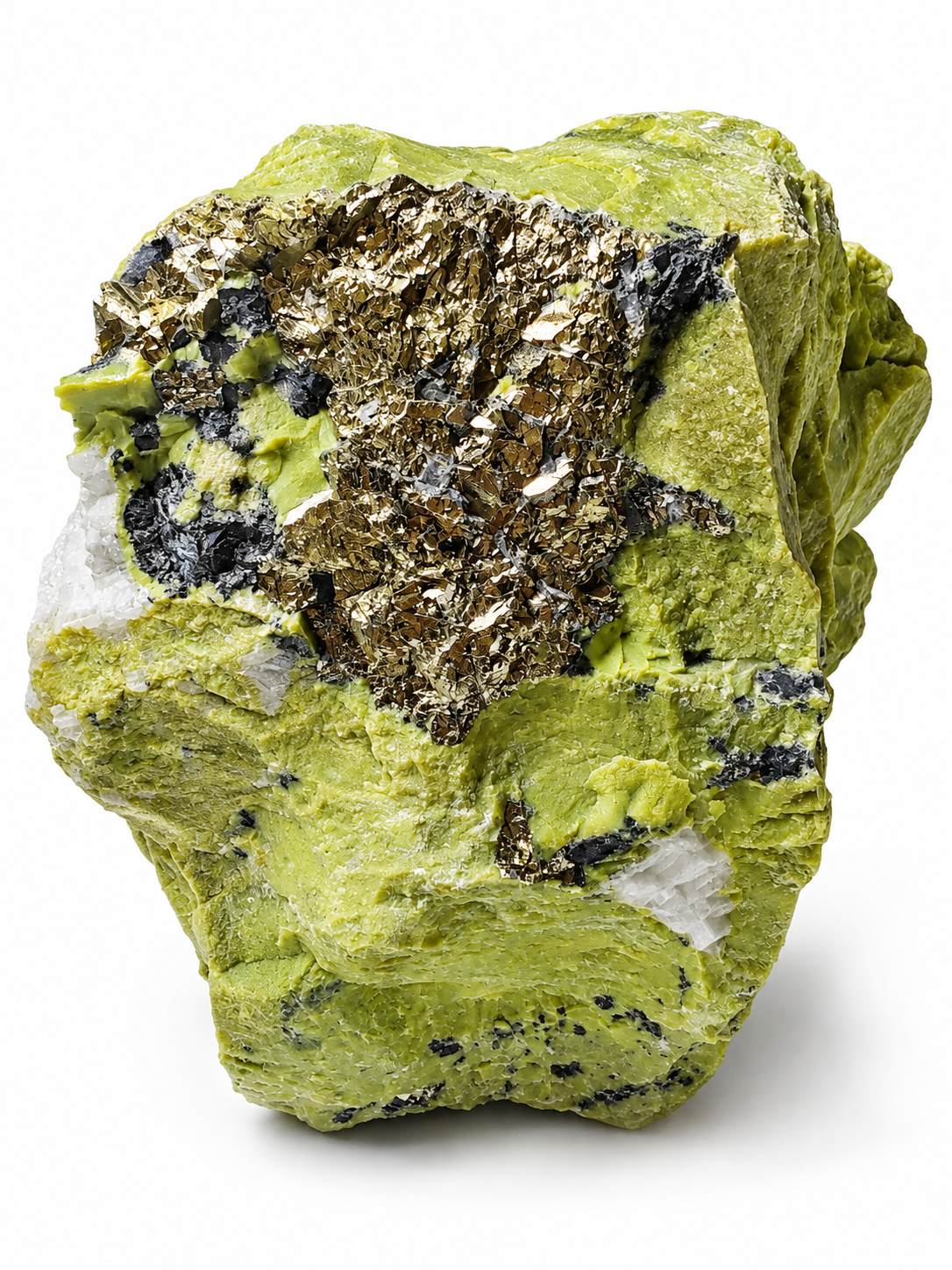 Serpentin s pyritem – Peru | 2,17 kg