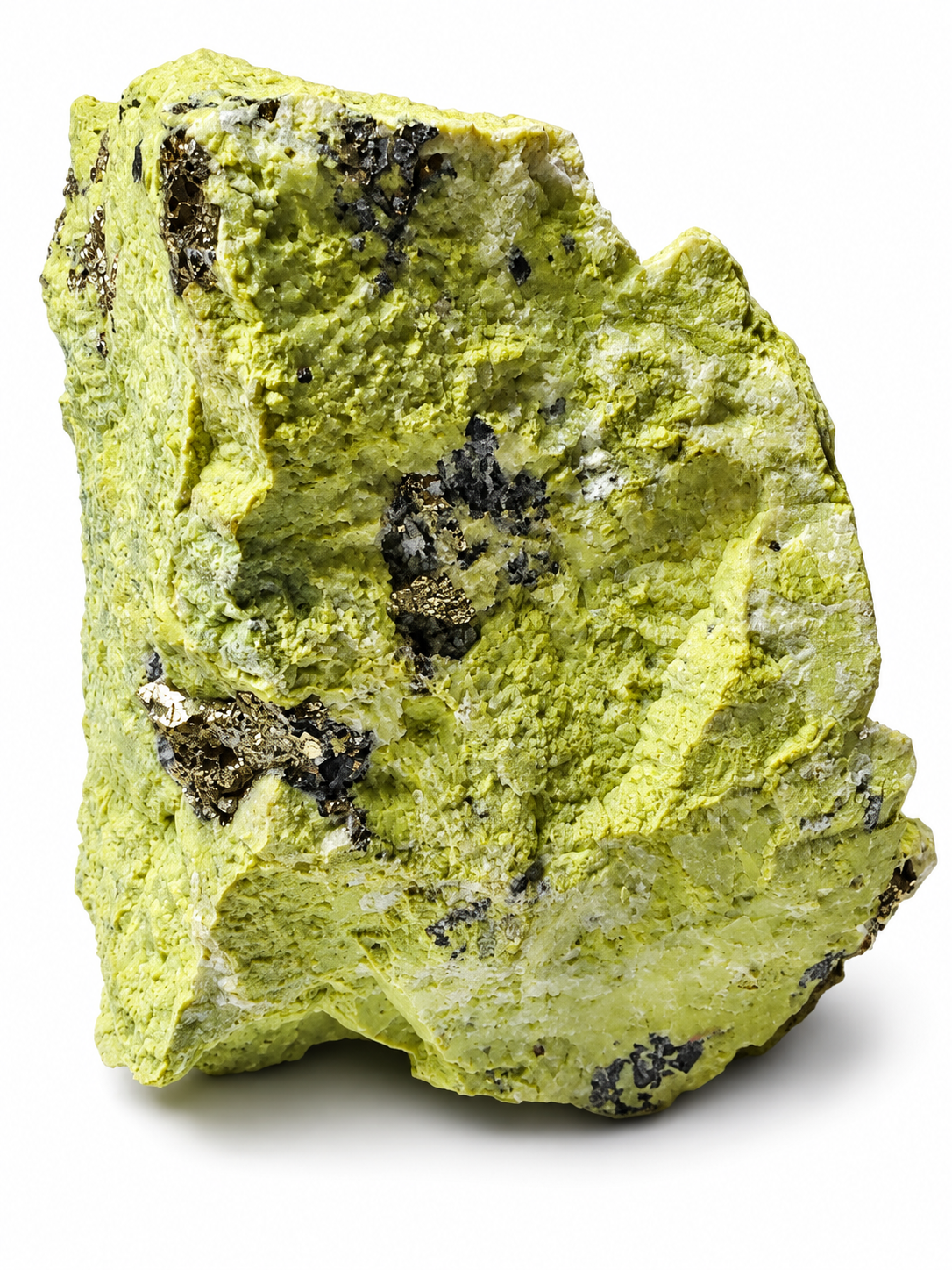 Serpentin s pyritem z Peru, 1,7 kg