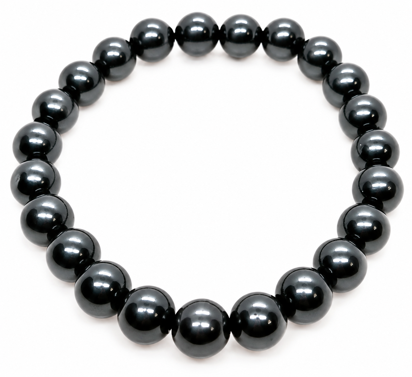 Šungitový náramek kuličky 8 mm