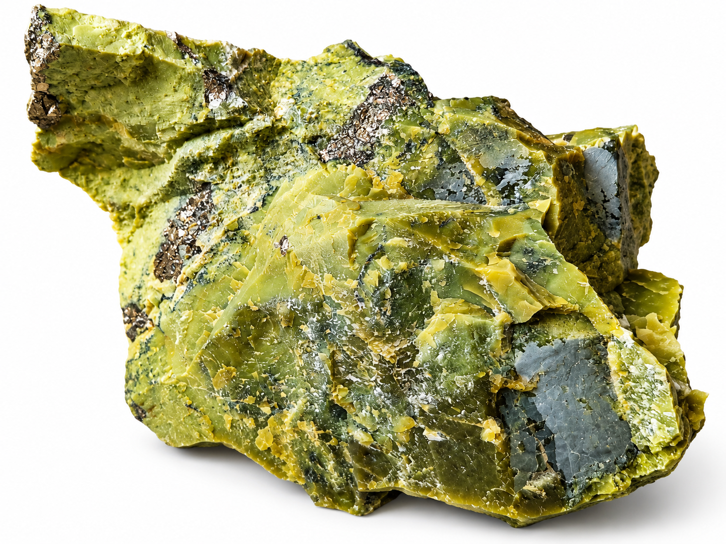 Serpentin s pyritem z Peru, 1,29 kg