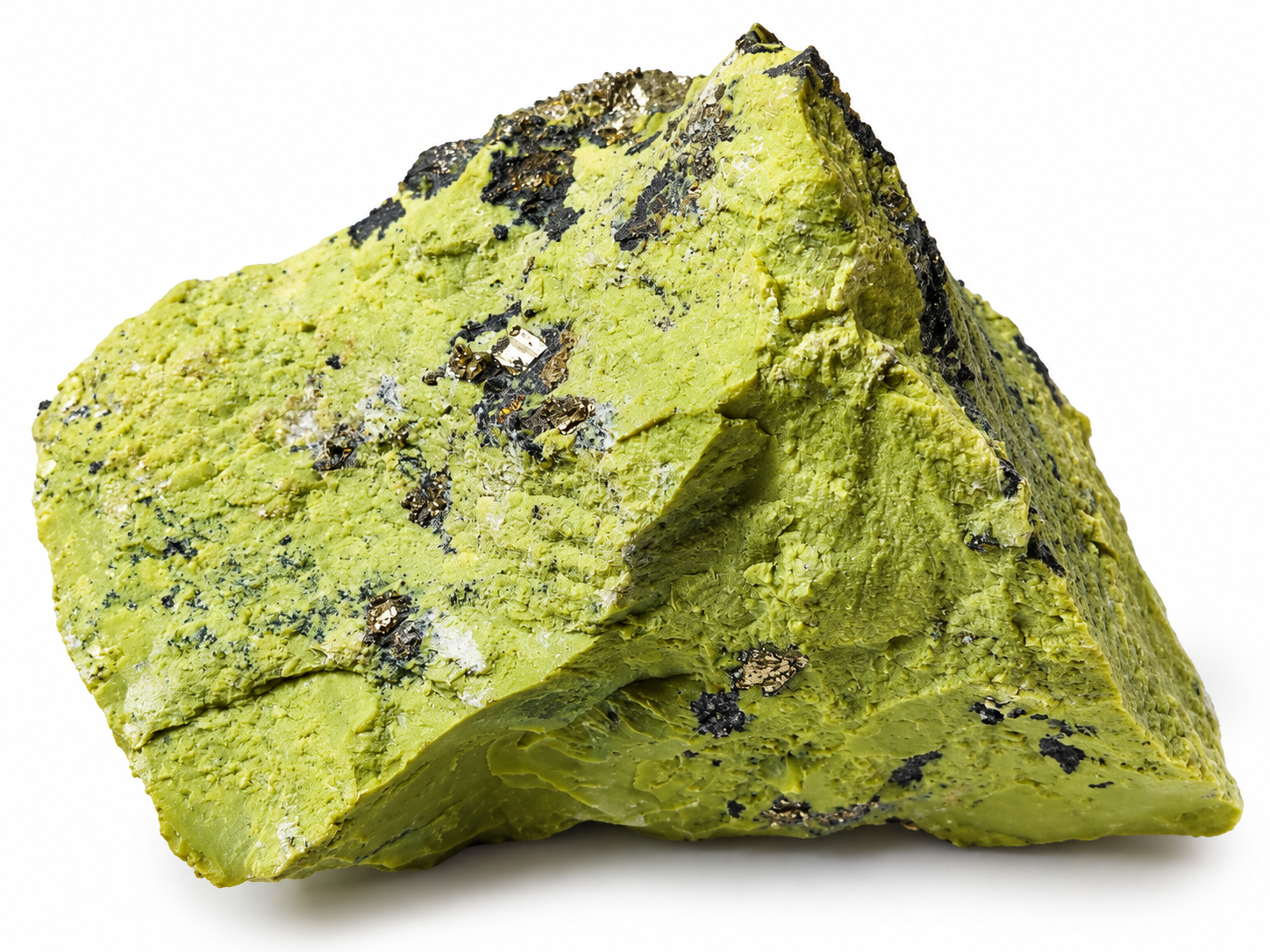 Serpentin s pyritem z Peru, 1,76 kg