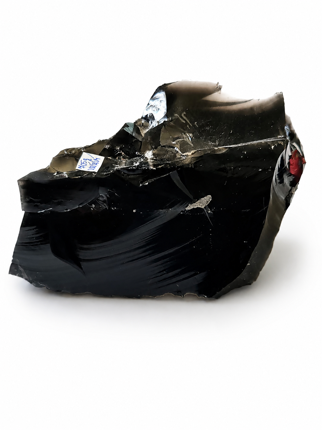 Obsidián kouřový přírodní 705 g – silný kámen ochrany a stability