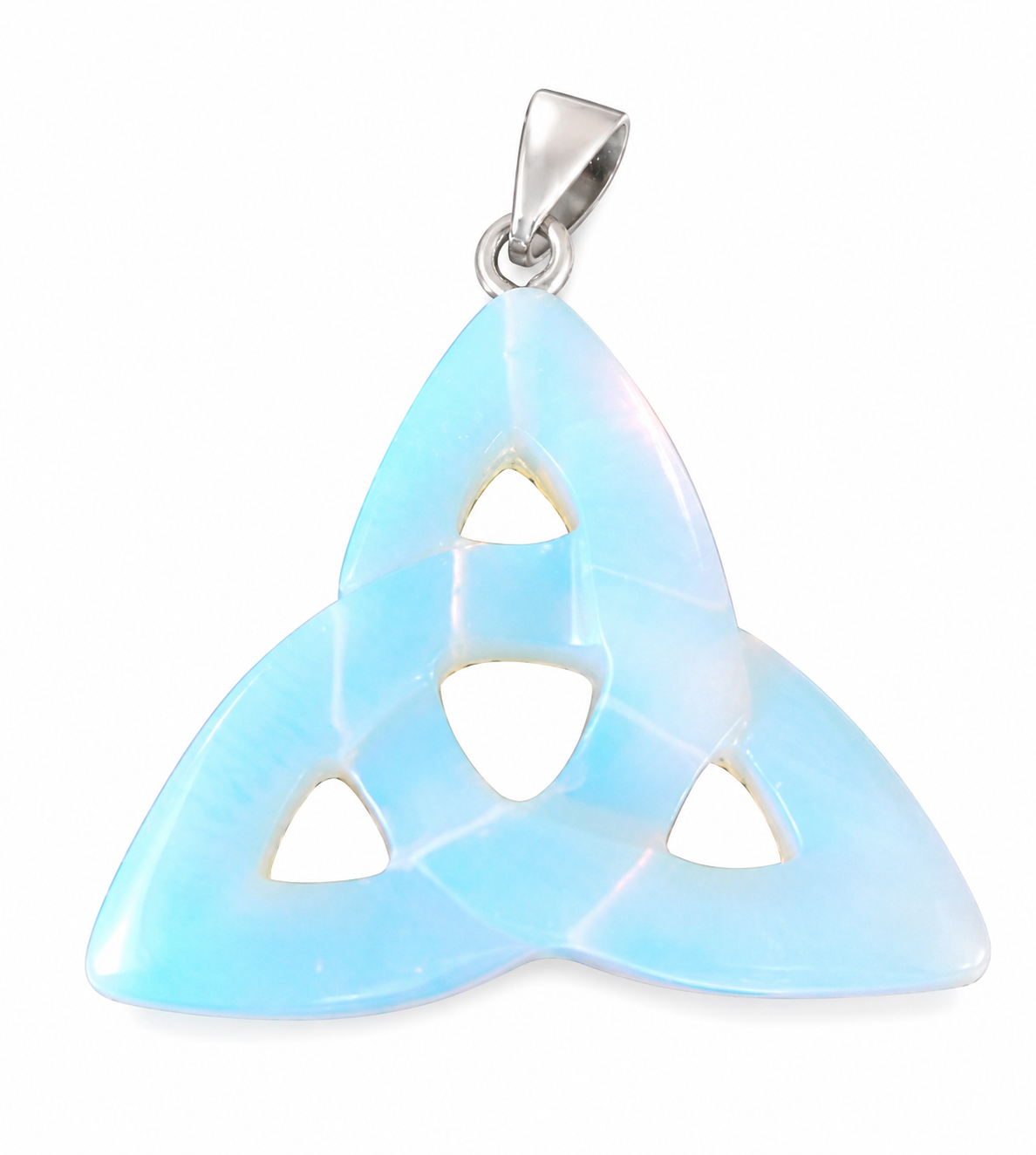 Triquetra opalitová – keltský uzel, ochranný přívěsek