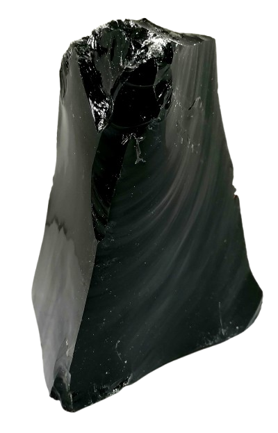Obsidián černý 1 kg – přírodní blok z Mexika