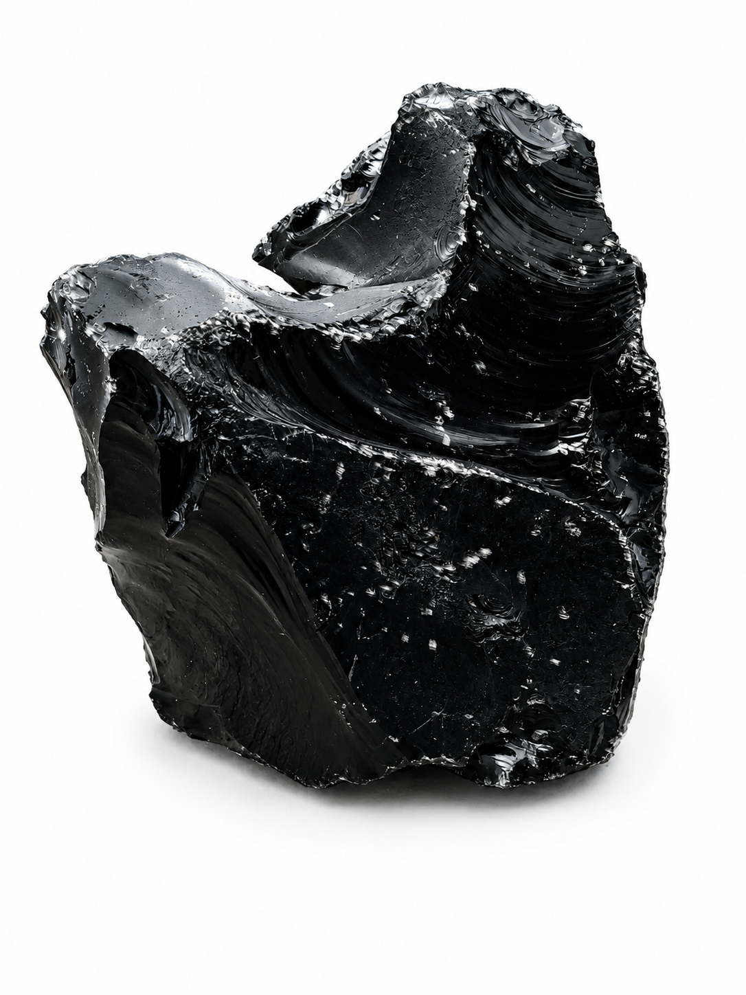 Obsidián černý 8,3 kg – přírodní blok z Mexika