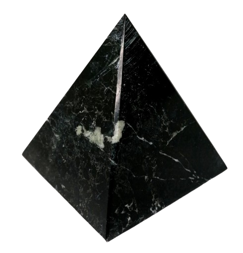 Onyx černý, pyramida 7,5cm
