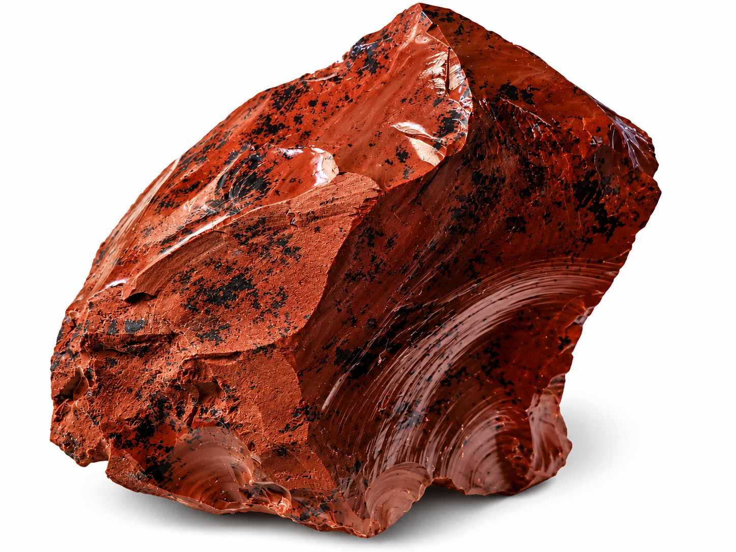 Obsidián moka / mahagonový – přírodní blok 1,88 kg | Energetický kámen ochrany a očisty