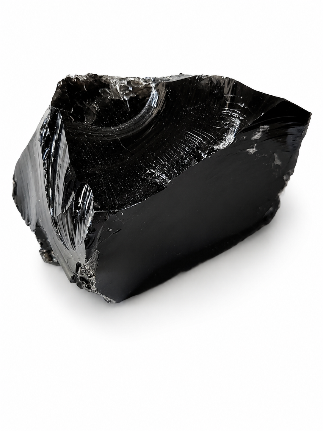 Obsidián kouřový 716 g – přírodní blok