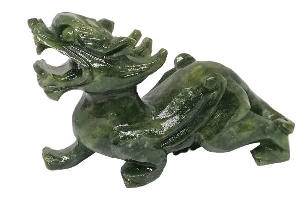 Čínský drak z nefritu cca 11-12cm