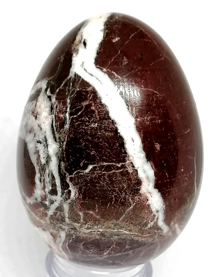Velké vajíčko Red Onyx 7x5 cm