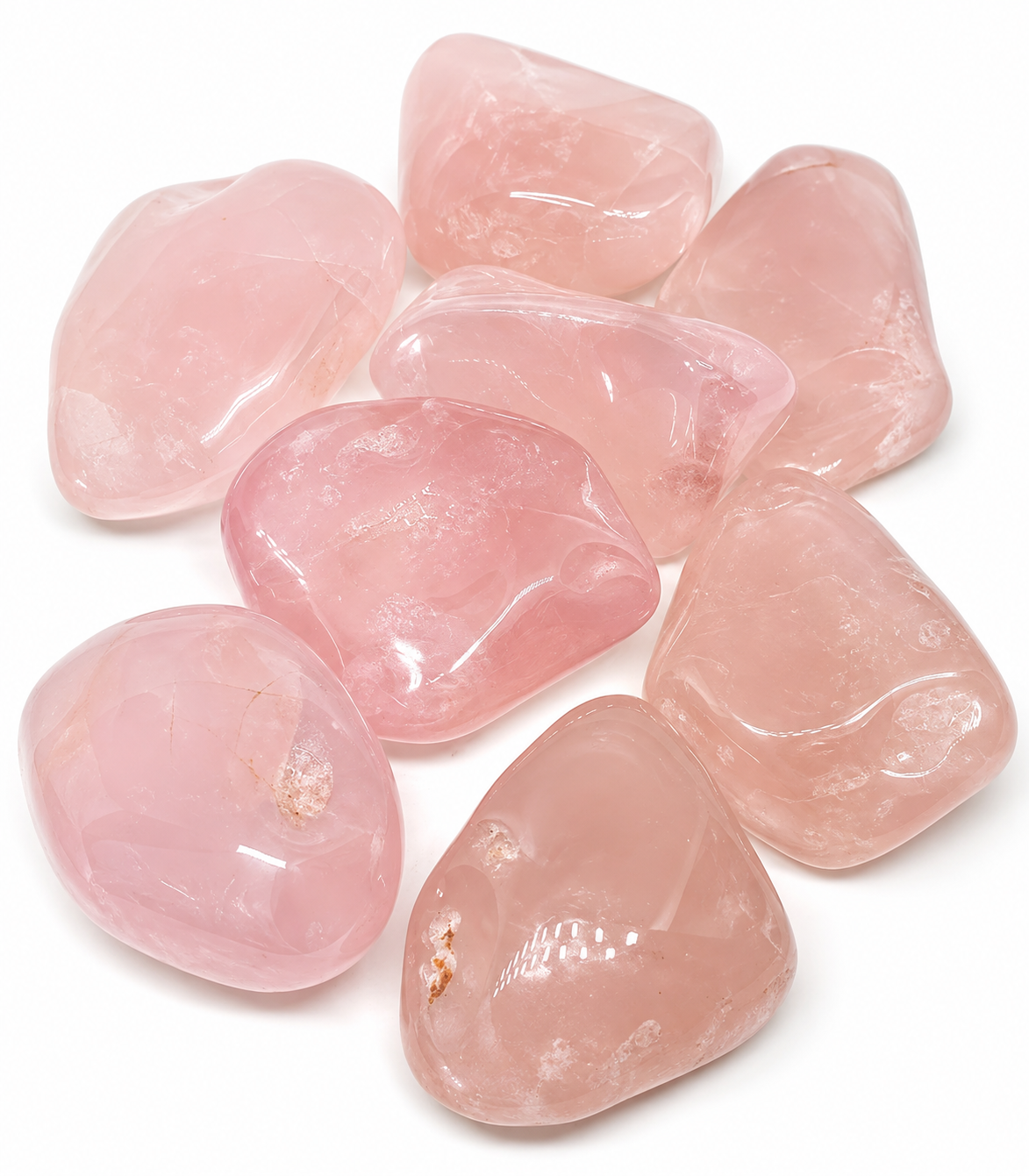 Růžový chalcedon AA – tromlované větší kameny 2–3,5 cm | Láska, radost a harmonie