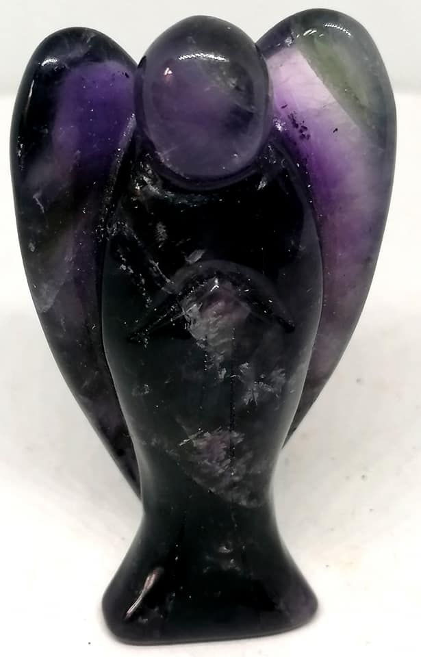 Ametystový anděl strážný, 7 cm