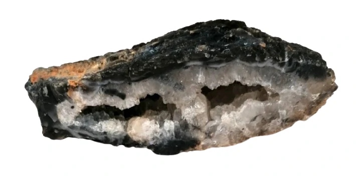 Achát peříčkový,exklusivní geoda, 110 g