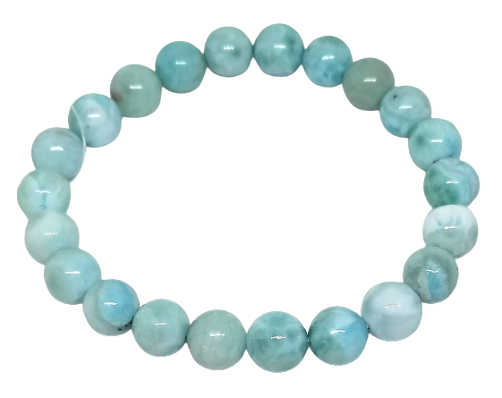 Larimar náramek 9-10 mm