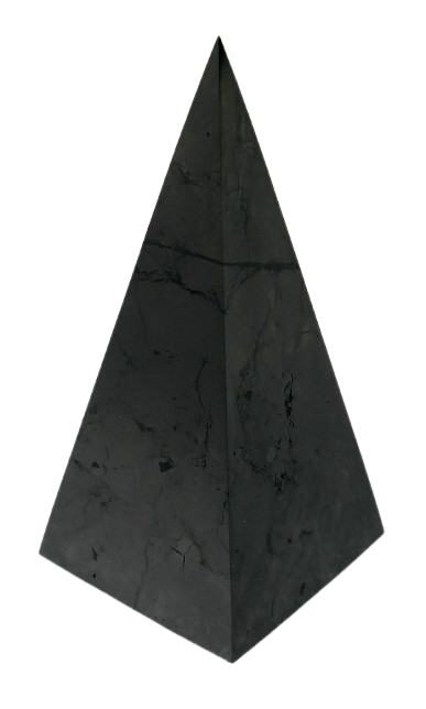Šungitová pyramida Nubian 3 cm – energetická ochrana a harmonizace prostoru