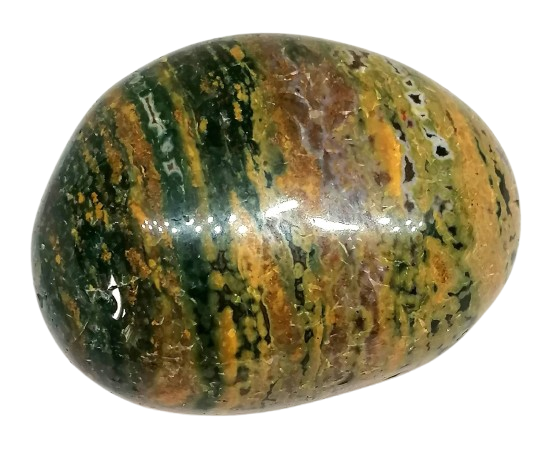 Achát pestrý, velký jumbo kus 222g
