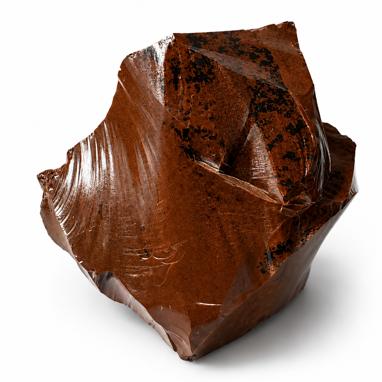 Velký surový mahagonový obsidián (moka) – 1 kg minerál