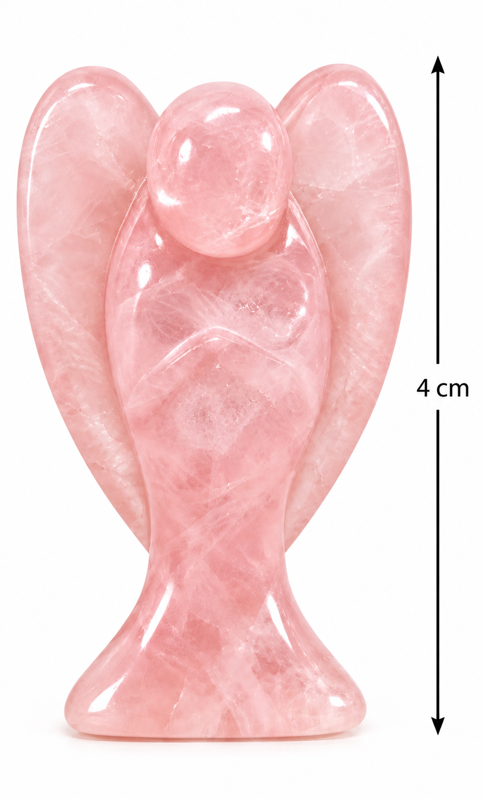 Anděl strážný z růženínu 4 cm – ochranný talisman lásky a harmonie