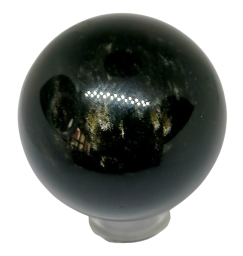 Zlatá obsidiánová koule – AA kvalita, 6 cm, 273 g